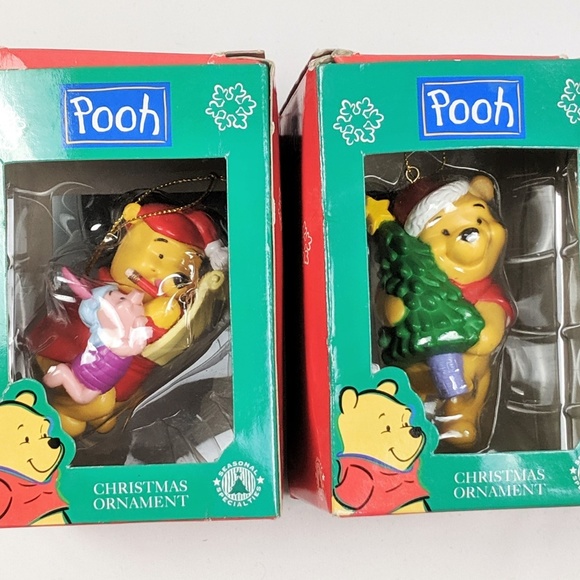 Disney Other - Winnie the Pooh Ornaments (B46/B47)